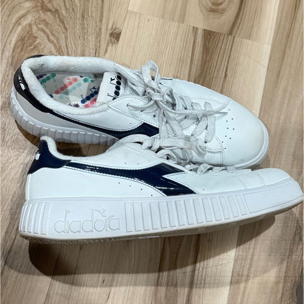 Diadora Game Step Sports Sneakers White Blue Women’s 8.5